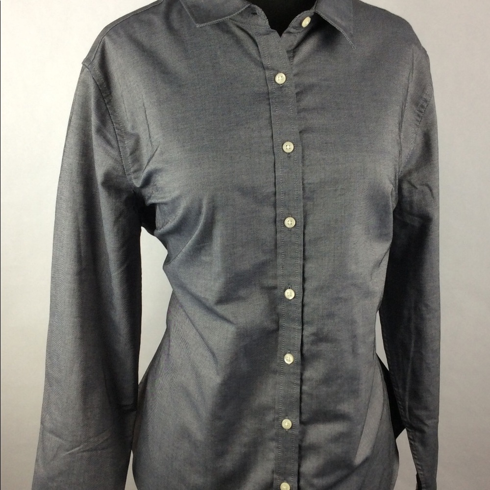 Port Authority Women’s Large Gray  Shirt Top NWT